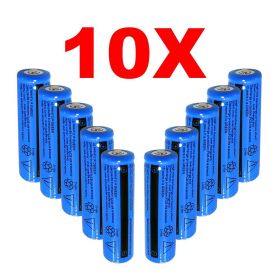 10Pcs Battery 3.7V Rechargerable Li-ion 3000mAh 18650 Batteries For Torch Flashlight Laser Headlamp